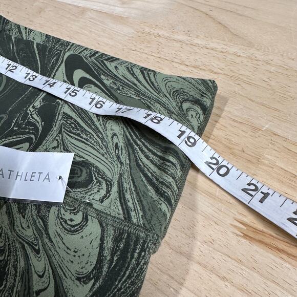 Athleta Transcend 7/8 Tight Sumi Marble Green Women's Size 3X New With Tags - Picture 9 of 11